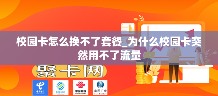 校园卡怎么换不了套餐_为什么校园卡突然用不了流量