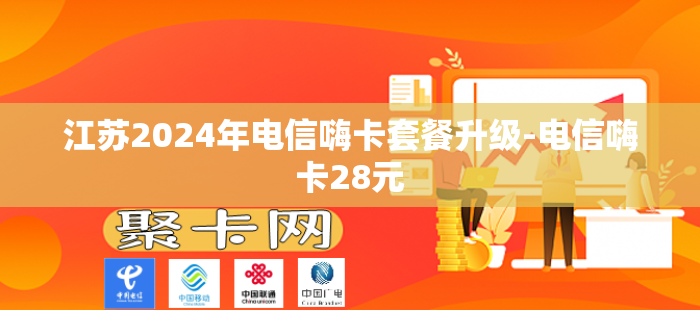 江苏2024年电信嗨卡套餐升级-电信嗨卡28元