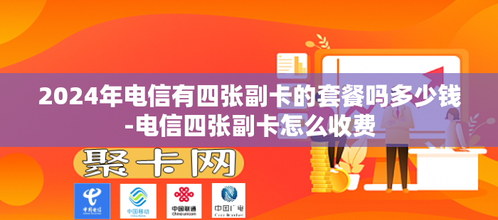 2024年电信有四张副卡的套餐吗多少钱-电信四张副卡怎么收费