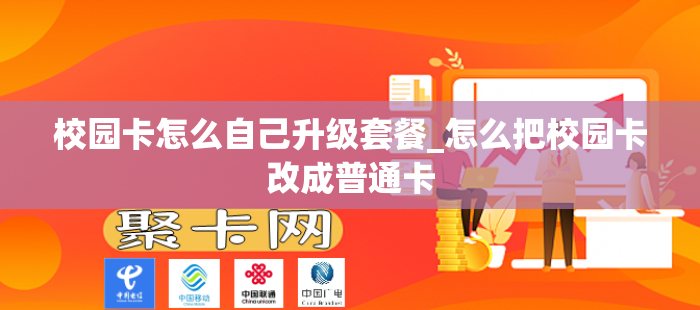 校园卡怎么自己升级套餐_怎么把校园卡改成普通卡