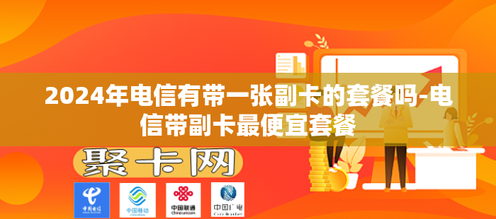 2024年电信有带一张副卡的套餐吗-电信带副卡最便宜套餐