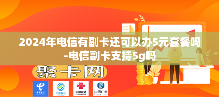 2024年电信有副卡还可以办5元套餐吗-电信副卡支持5g吗
