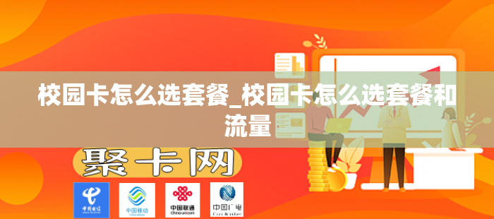 校园卡怎么选套餐_校园卡怎么选套餐和流量