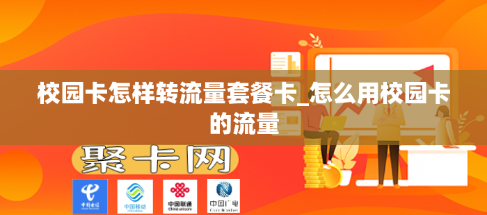 校园卡怎样转流量套餐卡_怎么用校园卡的流量