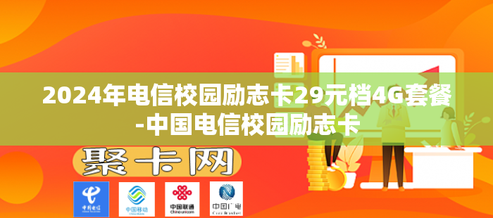 2024年电信校园励志卡29元档4G套餐-中国电信校园励志卡