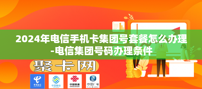2024年电信手机卡集团号套餐怎么办理-电信集团号码办理条件