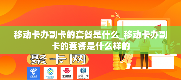 移动卡办副卡的套餐是什么_移动卡办副卡的套餐是什么样的