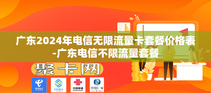 广东2024年电信无限流量卡套餐价格表-广东电信不限流量套餐