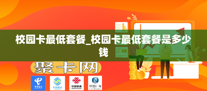 校园卡最低套餐_校园卡最低套餐是多少钱