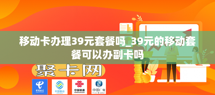 移动卡办理39元套餐吗_39元的移动套餐可以办副卡吗