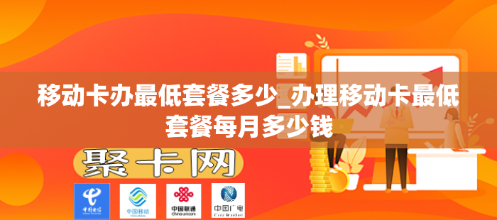 移动卡办最低套餐多少_办理移动卡最低套餐每月多少钱