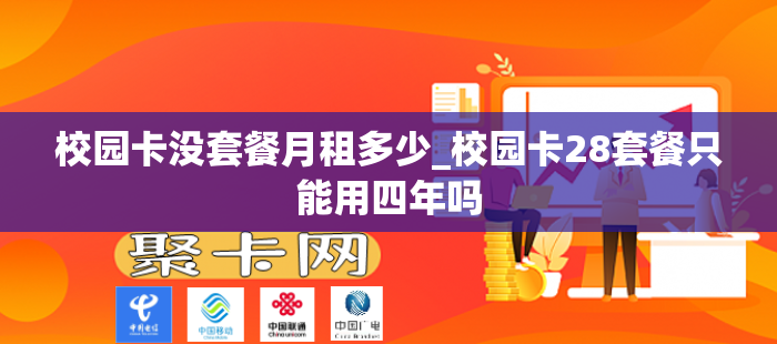 校园卡没套餐月租多少_校园卡28套餐只能用四年吗
