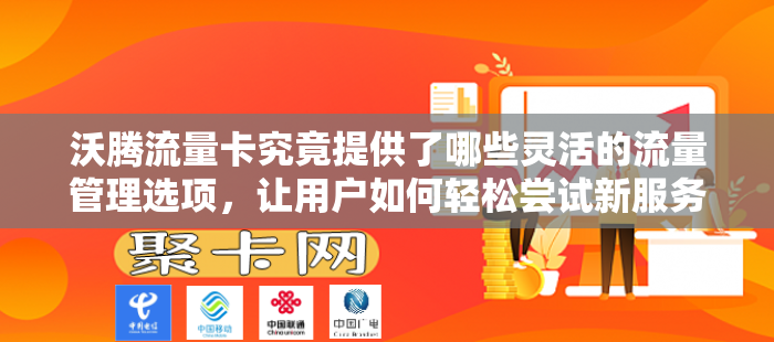 沃腾流量卡究竟提供了哪些灵活的流量管理选项，让用户如何轻松尝试新服务？