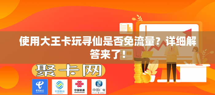 使用大王卡玩寻仙是否免流量？详细解答来了！