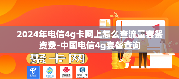 2024年电信4g卡网上怎么查流量套餐资费-中国电信4g套餐查询
