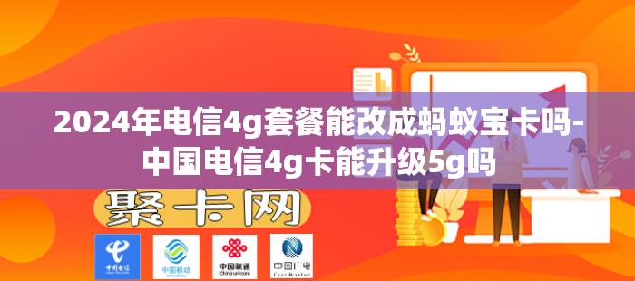 2024年电信4g套餐能改成蚂蚁宝卡吗-中国电信4g卡能升级5g吗