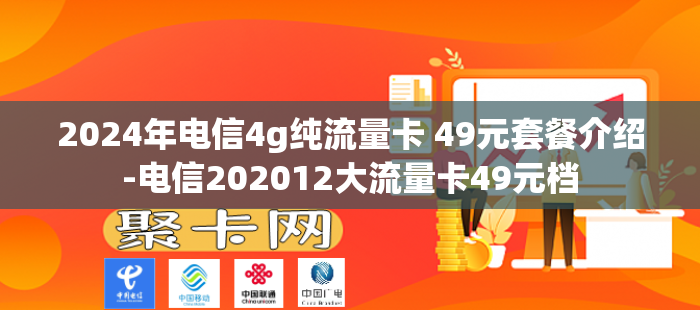 2024年电信4g纯流量卡 49元套餐介绍-电信202012大流量卡49元档