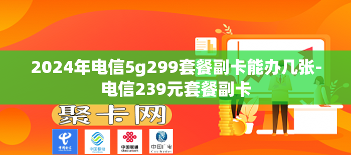 2024年电信5g299套餐副卡能办几张-电信239元套餐副卡