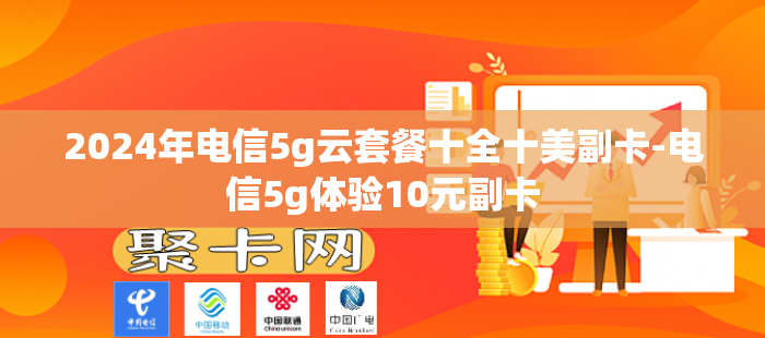 2024年电信5g云套餐十全十美副卡-电信5g体验10元副卡