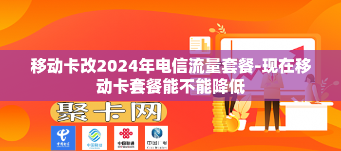 移动卡改2024年电信流量套餐-现在移动卡套餐能不能降低