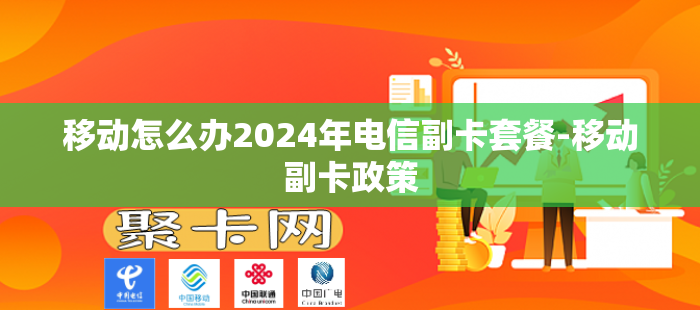 移动怎么办2024年电信副卡套餐-移动副卡政策