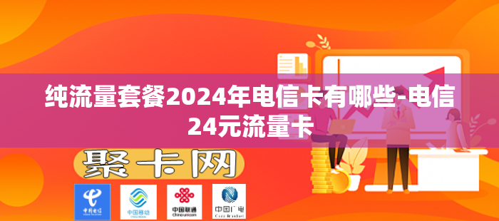 纯流量套餐2024年电信卡有哪些-电信24元流量卡