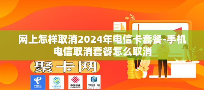 网上怎样取消2024年电信卡套餐-手机电信取消套餐怎么取消