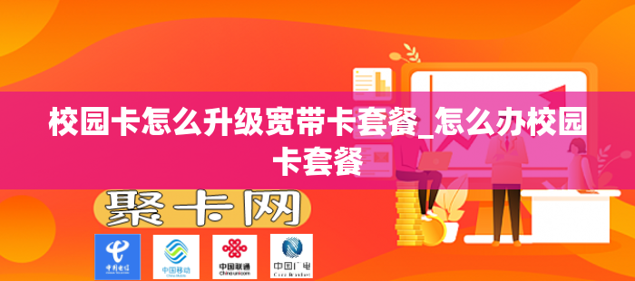 校园卡怎么升级宽带卡套餐_怎么办校园卡套餐