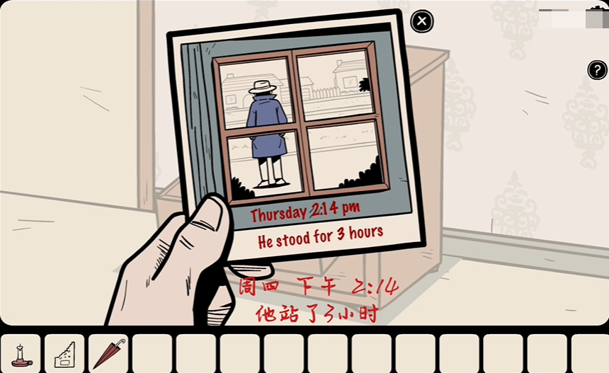 窗中少女