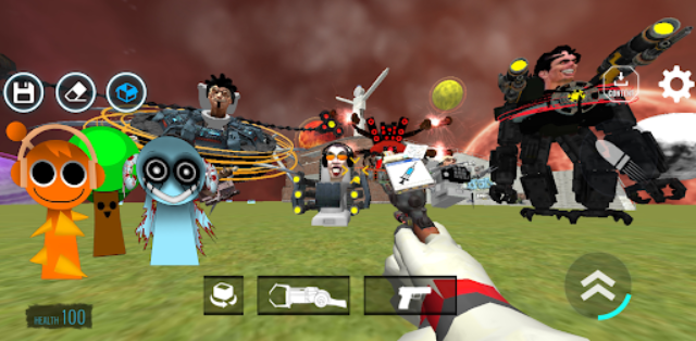 马桶人太空沙盒截图3