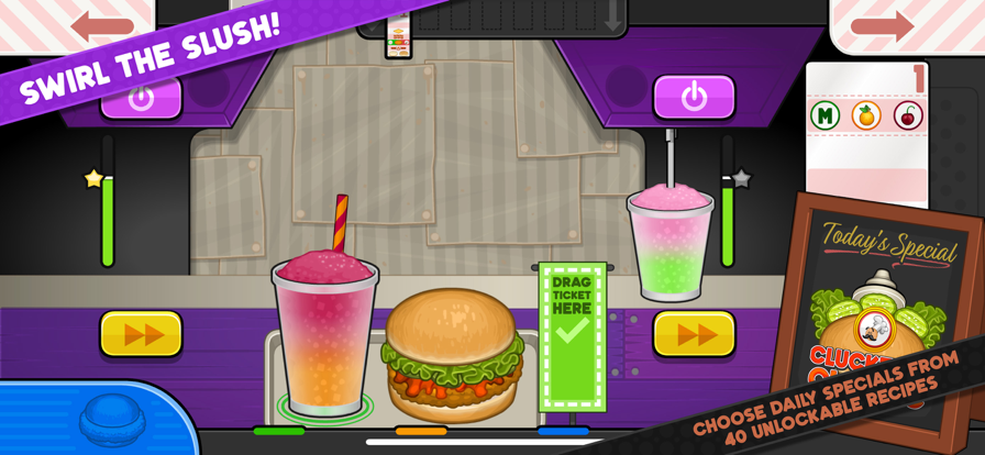 老爹炸鸡汉堡店原版截图0