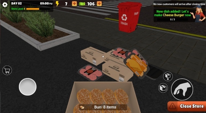 我的汉堡屋模拟器最新版截图1