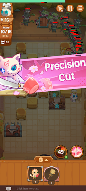 猫咪厨师防御截图2