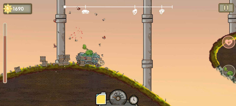 植物战车火山哥哥自制游戏截图0