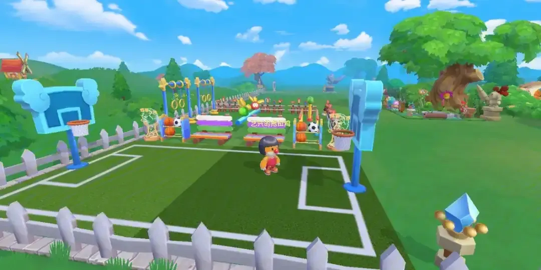 摩尔庄园获得篮球以后怎么玩