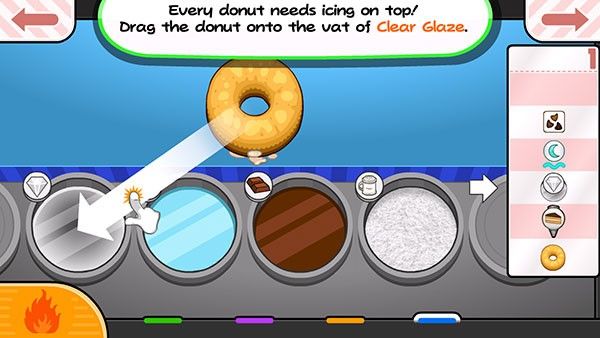 老爹甜甜圈店小游戏