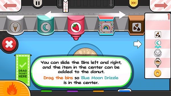 老爹甜甜圈店小游戏