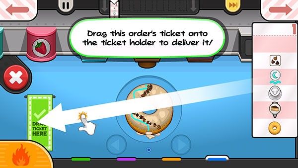 老爹甜甜圈店小游戏