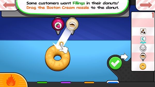 老爹甜甜圈店小游戏