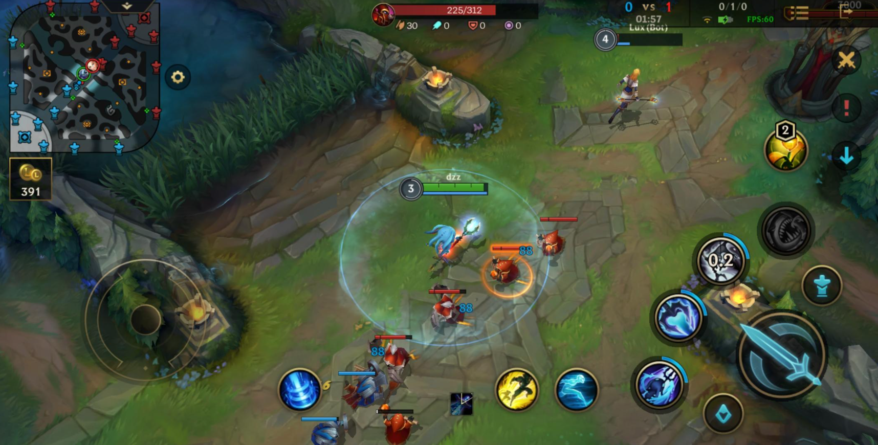 英雄联盟手游如何精准补刀 英雄联盟手游如何精准补刀