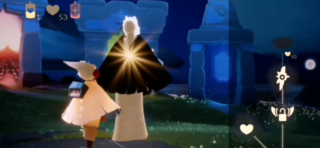 光遇黑斗篷配无脸怎么搭配