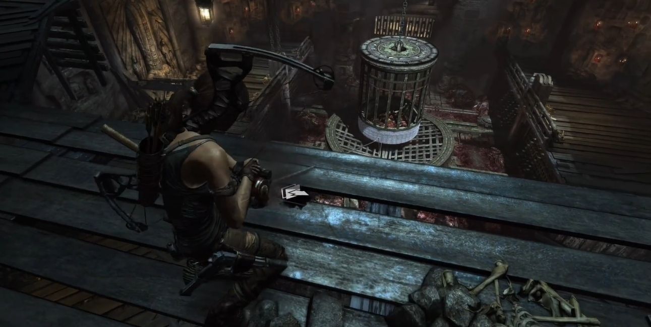 古墓丽影9笼子那关怎么过