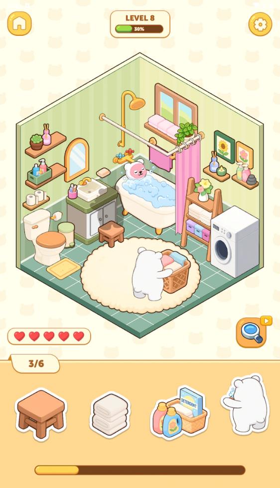 梦幻贴纸房间装饰截图0