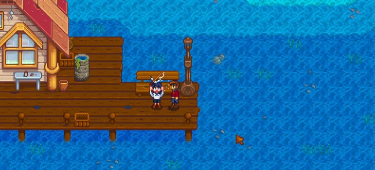 星露谷物语怎么装备鱼竿