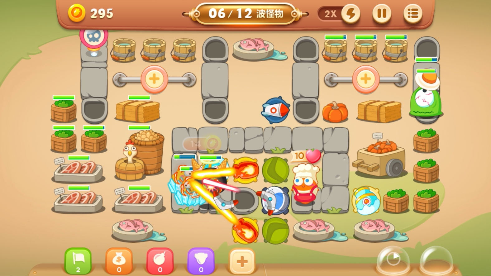 保卫萝卜3集市60关怎么过 保卫萝卜3集市60关怎么过