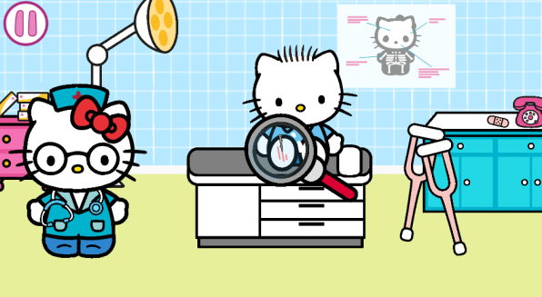凯蒂猫儿童医院游戏