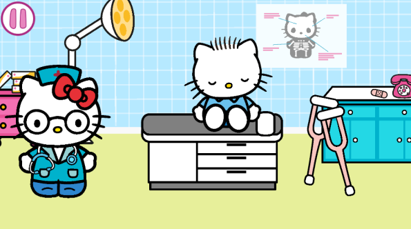 凯蒂猫儿童医院游戏