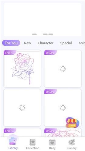 女孩彩色绘画截图3