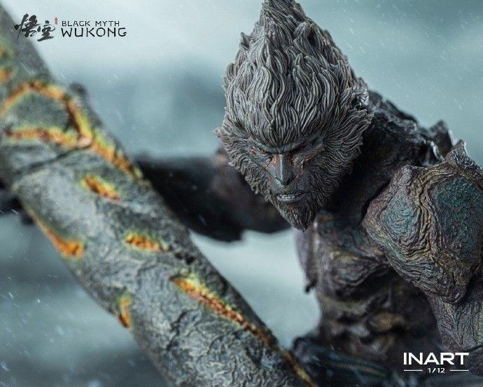 昆仑之巅柱擎天！《黑神话：悟空》石猿手办限量开订