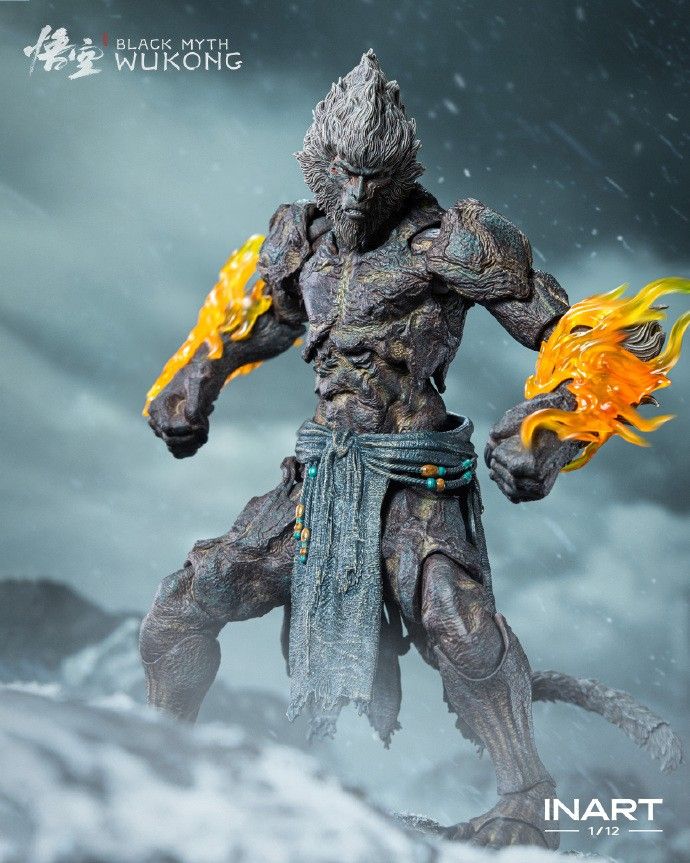 昆仑之巅柱擎天！《黑神话：悟空》石猿手办限量开订